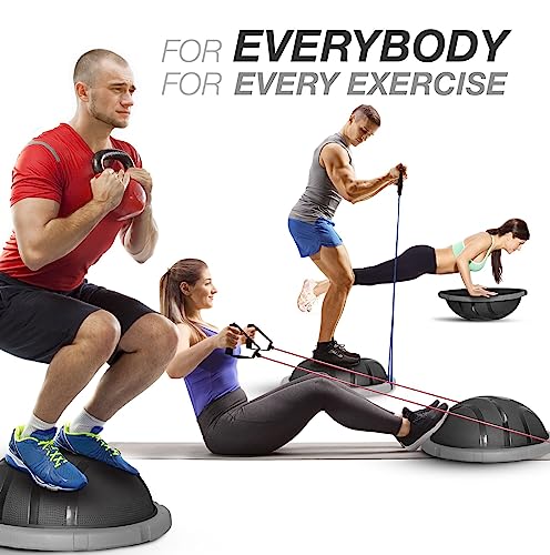 Yes4All SJ31 Balance Trainer Ball Pump Incluye, Ø60 cm, Entrenadores de Equilibrio, Balance Board para Entrenador de Fuerza, Yoga, Estabilidad en el Hogar, al Aire Libre, Gimnasio Fitness