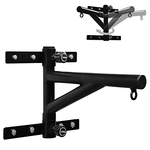 Yes4All Soporte de Pared Ajustable para Saco Pesado con Cadena, Resistente, Soporte para Saco de Boxeo, Muay Thai y Entrenamiento de Artes Marciales Mixtas