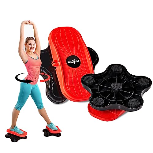 Yes4All Volteador de cintura, nueva generación de disco de torsión de cintura, tabla de torcedura de abdominales, ejercicio de disco giratorio, tabla giratoria, equipo de entrenamiento en casa para