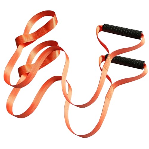 Yililay Arnés de Arrastre de Ciervos 2 PCS Rope de Arrastre de Ciervos Carga Pesada Cuerda de Arrastre de Ciervos con manejo de Ciervos Resistentes con Mango no Deslizante con Franja Reflectante