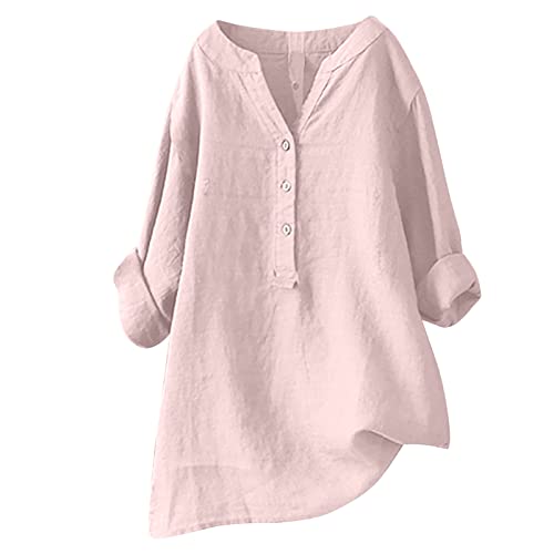 yiouyisheng Camiseta para mujer, cuello redondo, manga corta, básica, para verano, blusa holgada, elegante, manga corta, cupón, manga corta, blusas de verano para mujer