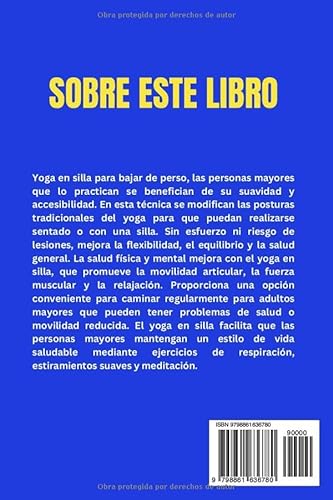 YOGA EN SILLA PARA BAJAR DE PESO: Ejercicio simple de pérdida de peso paso a paso de 4 semanas para personas mayores para un envejecimiento saludable y vitalidad (SENIOR YOGA STRETCHES SERIES)
