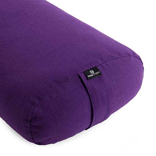 Yoga Studio - Bolsters europeos rectangulares y ligeros, morado