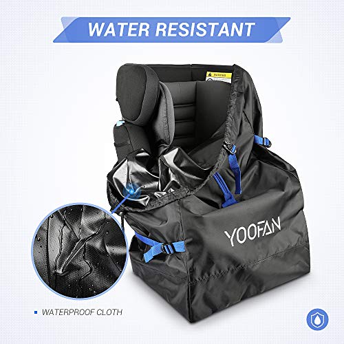 YOOFAN Bolsa Transporte Silla Paseo-Impermeable Bolsa de Transporte Cochecito&2 Correa de Asa Universal Bolsa Transporte Silla para Coche con Ventana de Identificación Silla de Coche/Paseo