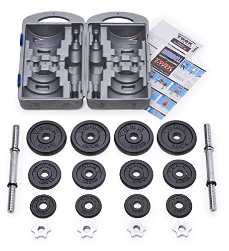 York Fitness - Set de 2 mancuernas 10kg/u