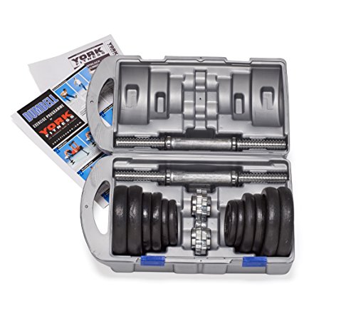 York Fitness - Set de 2 mancuernas 10kg/u