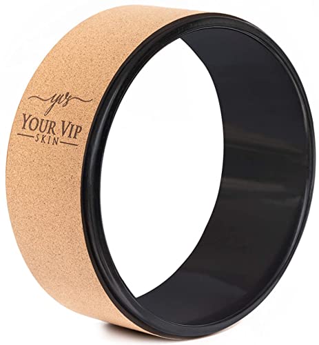 YVS® – Rueda Yoga, Yoga Wheel, Aro de Yoga, Aro Yoga, Wheel Yoga, Rueda de Yoga, Yoga Rueda Corcho, Yoga Accesorios, Estirar Espalda, Pilates Accesorios, Yoga Wheel Cork