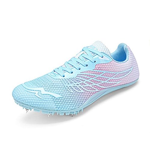 Zapatillas Clavos Atletismo NiñA Zapatillas De Portivas para Pista Y Campo Zapatillas De Correr con Clavos CóModas Resistente Al Desgaste Antideslizantes para Sprint Running