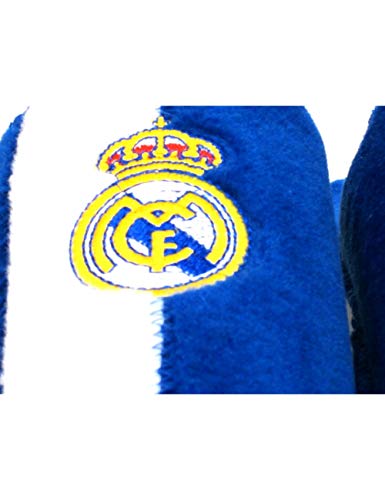 Zapatillas de casa de equipos de fútbol con licencia oficial Real Madrid CF - Color - Azul, Talla - 43