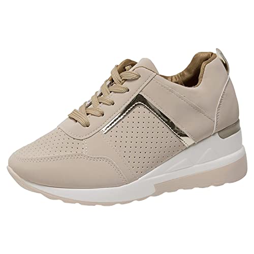 Zapatillas Deportivas Mujer Casuales Deporte Zapatos Deportivos Duraderos De Ligeras Y Transpirable Niñas Caminar Zapatos para Correr con Colchón Respirable Talla Grande para Fitness Gimnasio Running