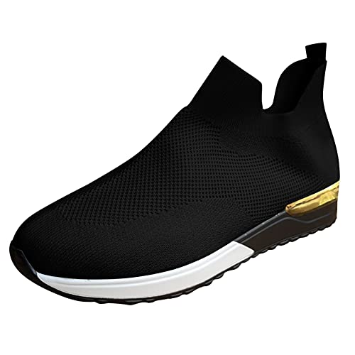 Zapatillas Deportivas Mujer Casuales Deporte Zapatos Deportivos Duraderos De Ligeras Y Transpirable Niñas Caminar Zapatos para Correr con Colchón Respirable Talla Grande para Fitness Gimnasio Running