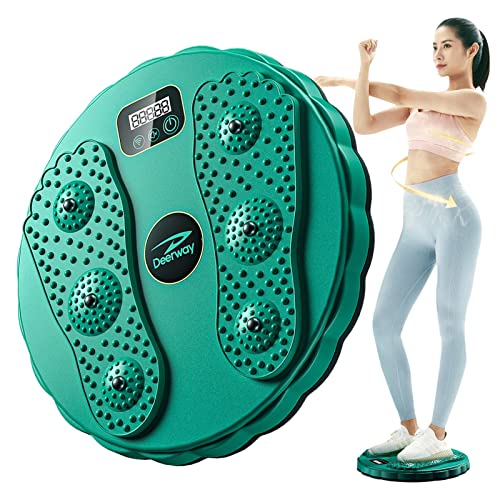 Zceplem Entrenamiento para Abdominales Twist - Tabla Entrenamiento Twist - Placa Masaje pies LCD, Equipo Ejercicio Cintura, máquina Delgada Fitness para Ejercicio