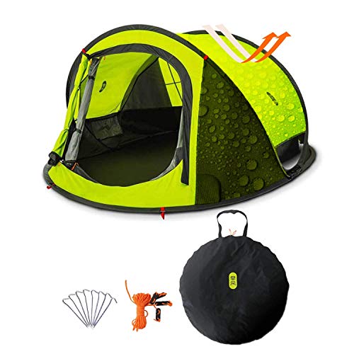 Zenph - Tienda de campaña desplegable para 2-3 Personas, Tienda de campaña Familiar PU2000-3000 mm, Impermeable, automática, Corte UV, para Camping, Senderismo, Festivales