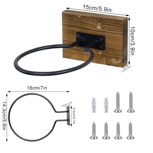 Zfseyuh Soporte de Pared para Balones,Soporte Universal para Pelotas de Metal,Estante para Bolas para Fútbol, ​​Baloncesto,Voleibol, etc