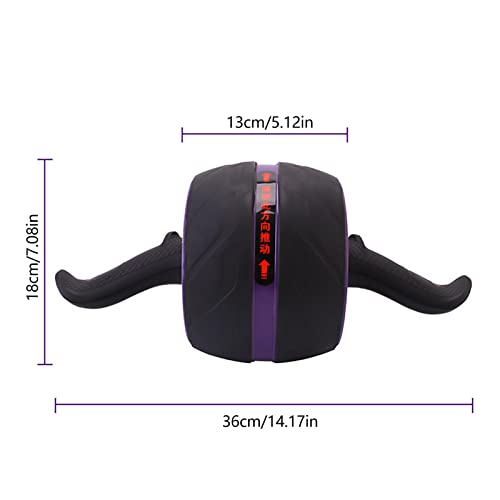 Zhihui Rodillo abdominal de fitness | Equipo abdominal para fuerza de núcleo | Entrenador abdominal para hombres y mujeres, entrenadores abdominales para el hogar, gimnasio, equipo de fitness