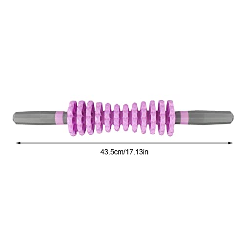 Zhihui Rodillo de masaje muscular de fascia, rodillo de masaje para moldear el cuerpo, 12 rollos de rodillo de masaje ajustable para aliviar el dolor muscular de la celulitis.