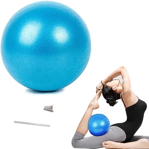 ZLXFT Pelota de Pilates,Pelotas de Ejercicio Pequeñas,25CM Pelota de Gimnasia Anti-Reventones,Mini Pelota de Pilates,Pelota Pilates Blanda,para Gimnasio, Yoga, Masaje y Pilates en Casa