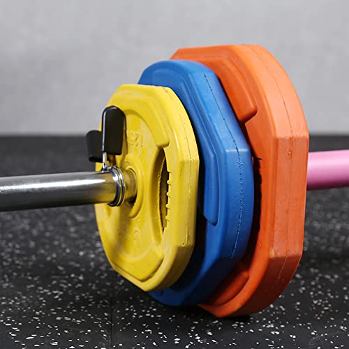 ZoZoMaiy 4 Piezas Collares de Resorte Abrazaderas Pinza de Resorte Mancuerna 25mm Abrazaderas de Resorte de Barra de Bloqueo Usado para Evantamiento Pesas Entrenamiento Fuerza Físico Gimnasio