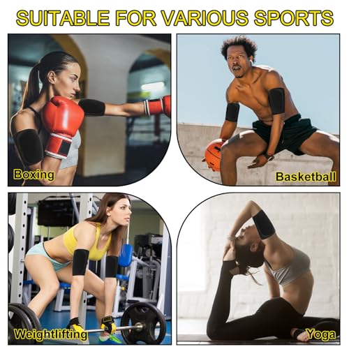 Zuroki - Un Par de Bandas para Sauna, Bandas Antisudor para Brazo de Sauna, Bandas de Brazo Adelgazantes Ajustables para Entrenamiento Deportivo para Hombre y Mujer, Color