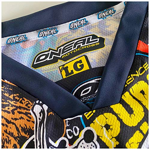 0023C-105 - Oneal Mayhem 2015 Crank Motocross Jersey XL Black/Multi