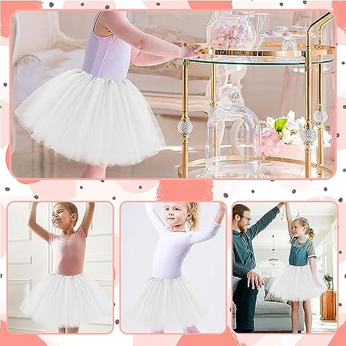 1 Pieza Falda Tutú De 3 Capas De Tul Faldas De Baile Ballet Vestido De Bebé Para Niños Pequeños Vestido De Fiesta Navidad Disfraz De Princesa Para Cumpleaños Fiesta Para Niñas De 2 A 8 Años (Bl