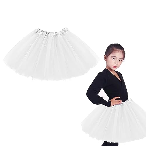 1 Pieza Falda Tutú De 3 Capas De Tul Faldas De Baile Ballet Vestido De Bebé Para Niños Pequeños Vestido De Fiesta Navidad Disfraz De Princesa Para Cumpleaños Fiesta Para Niñas De 2 A 8 Años (Bl