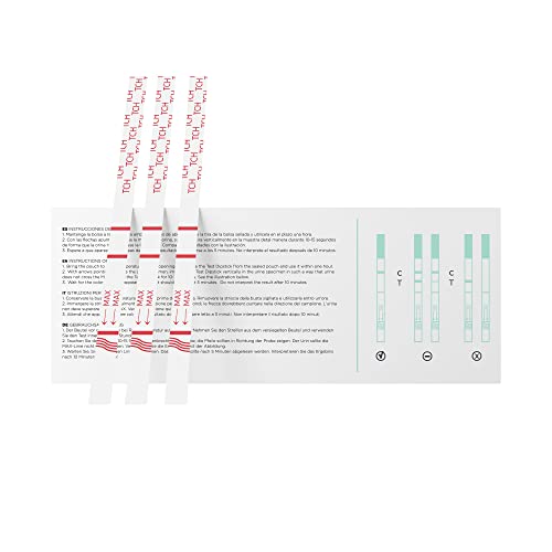 10 Accudoctor Test de Cannabis THC Marihuana Tiras en Orina Prueba de drogas rápida Detección Tiras one consumo control reactivas detección kit antidrogas drogotest tests rapido step Drug detector kit