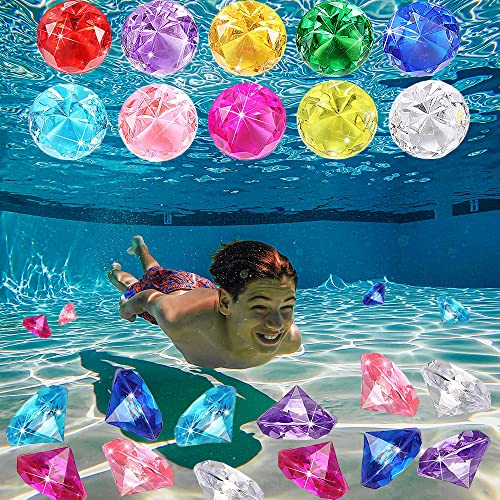 10 Piezas Diamante de Juguete,Diamante Acrilico,Cristal Diamante Grande,Cristal Diamante Colores,Juego de Gemas,Diamantes de Colores,Diamantes Artificiales