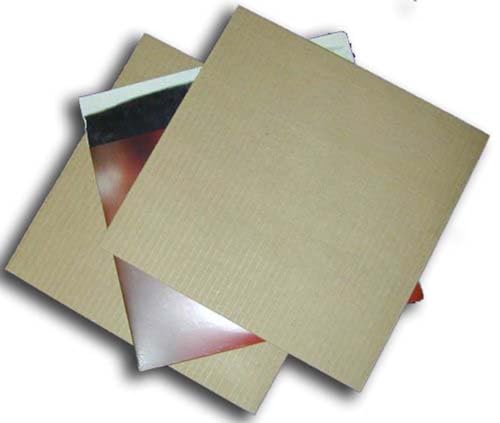 100 CARTONES PROTECTORES PARA EMBALAJE Y ENVIO DE DISCOS DE VINILO (Para el interior de las Cajas entre disco y disco) - Marca Cuidatumusica - / Ref.2161