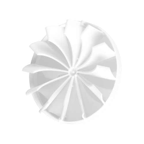 Ø 100mm Válvula Antirretorno Para Ventilador de Pared - Para Tubo de Ventilación - Plástico - Blanco