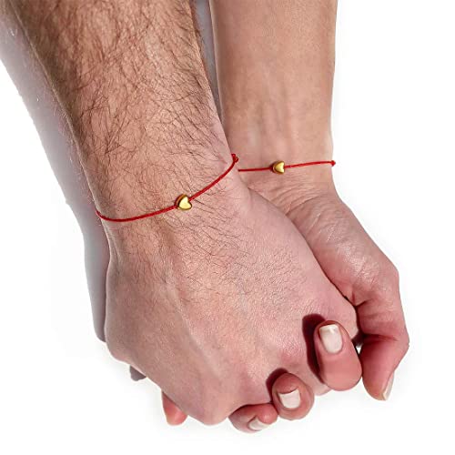 12 Piezas Pulseras de la amistad de cuerda con Corazón, Ajustables, Regalo Vistoso para Novia, Mejor Amiga, Parejas, mujer y niña