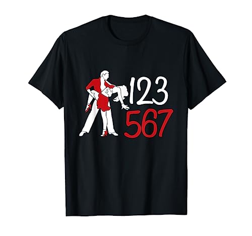 123 567 Salsa Lover Baile Latino De Salsa Camiseta