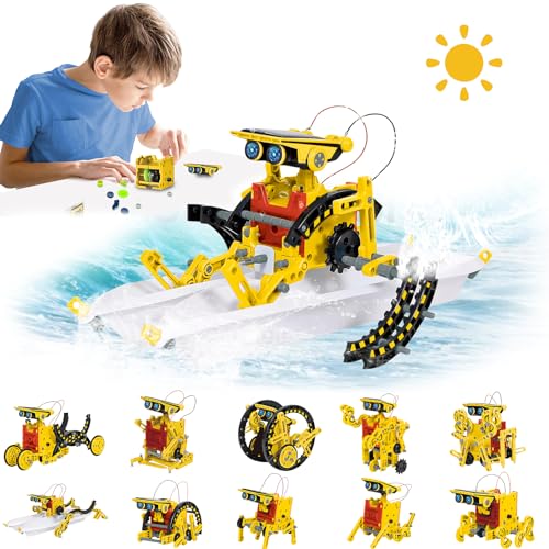 12en1 Stem Juguetes para Niños de 7 8 9 10 11 12 Años Robotics Solar Robot Regalo Navidad Cumpleaños Regalos para Niños de 7 8 9 10 11 12 Años Educativo Ciencia Construcción de Juguetes