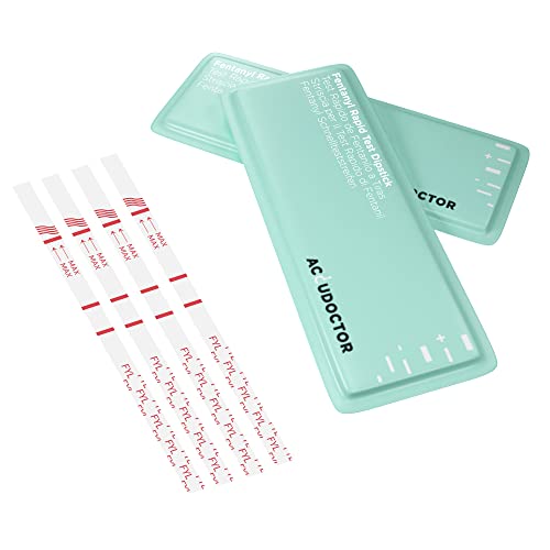 15 Accudoctor Test de Fentanilio Fentanyl Tiras en Orina Prueba de drogas rápida Detección de Drogas Tiras reactivas detección kit antidrogas drogotest tests rapido step Drug Testing detector drogo