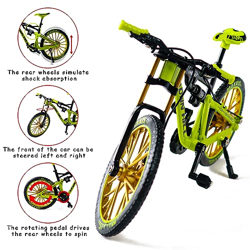 1:8 Mini Bicicleta de Juguete, Modelo de Mini Bicicleta de Montaña, Bicicleta de Juguete de Montaña, Bicicleta de Dedo, Mini Bike Finger Bike, Bicicleta en Miniatura, Modelo de Bicicleta