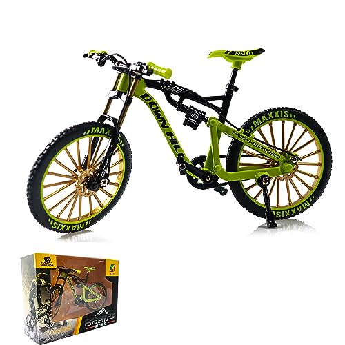 1:8 Mini Bicicleta de Juguete, Modelo de Mini Bicicleta de Montaña, Bicicleta de Juguete de Montaña, Bicicleta de Dedo, Mini Bike Finger Bike, Bicicleta en Miniatura, Modelo de Bicicleta