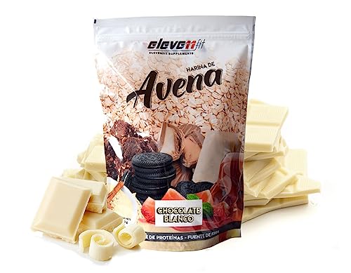 1KG HARINA DE AVENA SABOR CHOCOLATE BLANCO