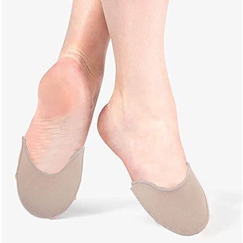 1Pares Ballet Toe Pads Ballet Suave Zapatos de Protectores Medio Almohadillas Protector de Danza para los Dedos del Pie para Mujeres