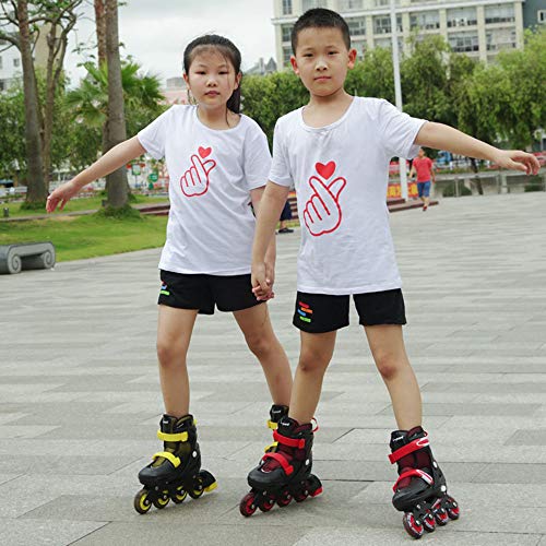 2 En 1 Botas De Salto Y Patines En Línea para Niños Adultos,Zapatos De Rebote para Niños Y Palas De Rodillo Cambiar A Voluntad Zapatos De Salto para Ejercicio En Interiores Y Exteriores,Red-S（29~32）