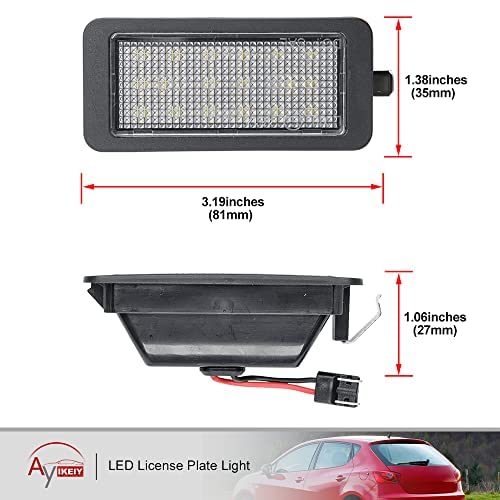 2 LED luces para matrícula luz matricula compatibles con Seat Ibiza IV 6J/6P Hatchback 2009-2016