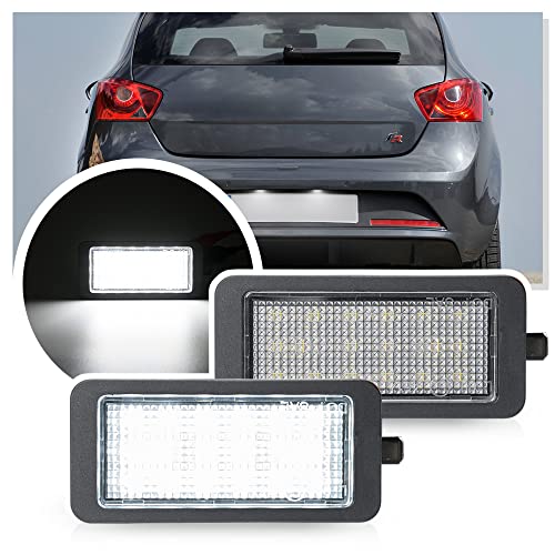 2 LED luces para matrícula luz matricula compatibles con Seat Ibiza IV 6J/6P Hatchback 2009-2016