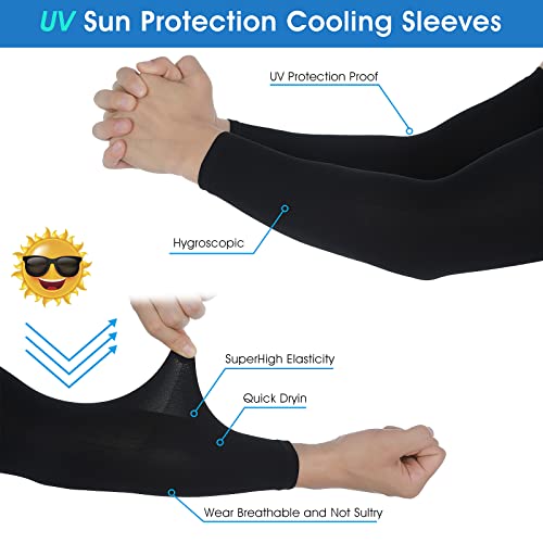 2 Pares Mangas de Brazos para Niños Mangas de Brazo Protección Solar Anti UV Manguitos Ciclismo Running Compresión para Niños Niñas