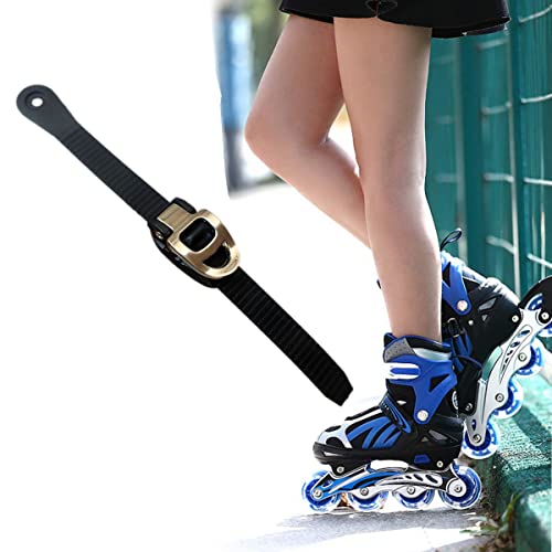 2 Pcs Correa de Zapatilla de Skate En Linea,Correa de sujeción para patín, Accesorios Universal FáCil de Instalar,Repuesto para Patines con Tornillos Y Tuercas,para Hombres, Mujeres y Niños