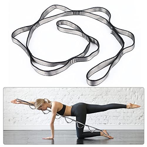 2 PCS Yoga Hamaca ExtensióN Correa Correas De Bucle De Escalada Daisy Chain Daisy Chain Sling Chain 23Kn Fuerte Sling Daisy Chains Ajustable Nylon Yoga Ejercicio Correas Para Estiramiento Pilates