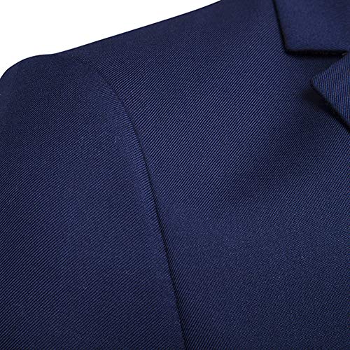 2021 Traje de 3 Piezas Hombre Suit Chaqueta Chaleco pantalón Traje de Fiesta de Navidad Boda Negocios Blazer Abrigo Moderna Chaqueta de un Solo Pecho Esmoquin Manga Larga