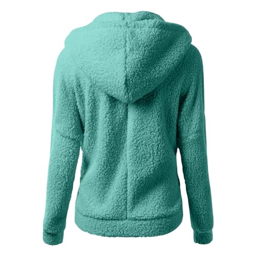 2023 Chaquetas de Felpa Suave para Mujer Cálida Cremallera Abrigo con Capucha Casual Suéter Ligero y Cómodo Sweatshirt Hoodie Talla Grande Rapa Mjuer Invierno Blusas Tops Baratas Cazadora Jersey