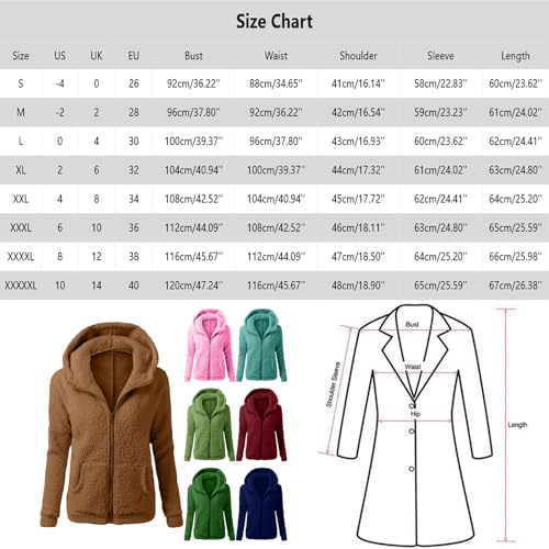 2023 Chaquetas de Felpa Suave para Mujer Cálida Cremallera Abrigo con Capucha Casual Suéter Ligero y Cómodo Sweatshirt Hoodie Talla Grande Rapa Mjuer Invierno Blusas Tops Baratas Cazadora Jersey