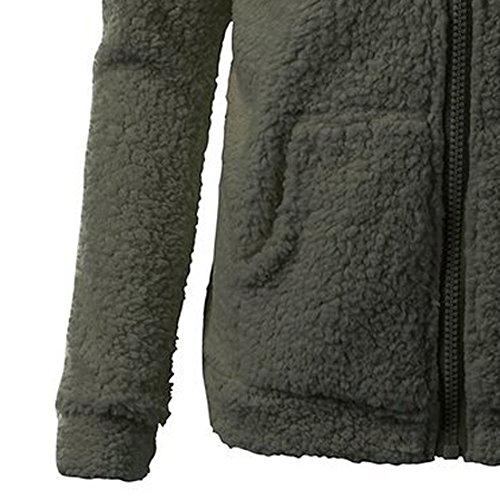 2023 Chaquetas de Felpa Suave para Mujer Cálida Cremallera Abrigo con Capucha Casual Suéter Ligero y Cómodo Sweatshirt Hoodie Talla Grande Rapa Mjuer Invierno Blusas Tops Baratas Cazadora Jersey