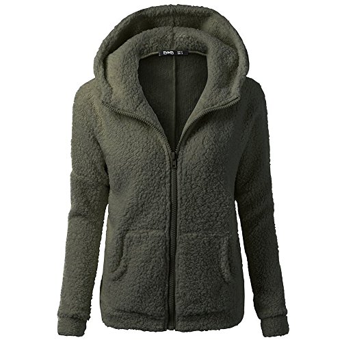 2023 Chaquetas de Felpa Suave para Mujer Cálida Cremallera Abrigo con Capucha Casual Suéter Ligero y Cómodo Sweatshirt Hoodie Talla Grande Rapa Mjuer Invierno Blusas Tops Baratas Cazadora Jersey