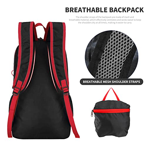 20L Mochila plegable Impermeable, Mochila ultraligera portátil . Mochila de senderismo Multifuncional informal para Exterior, Campamento, Montañismo